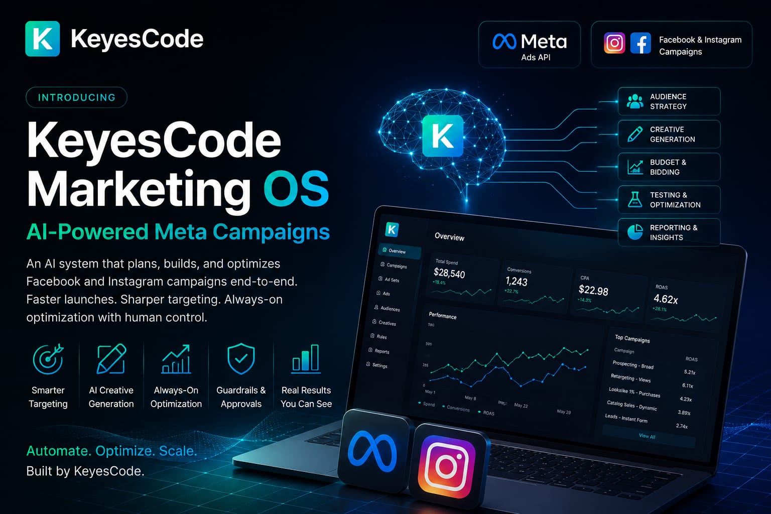 Introducing KeyesCode Marketing OS: AI-Powered Meta Campaigns