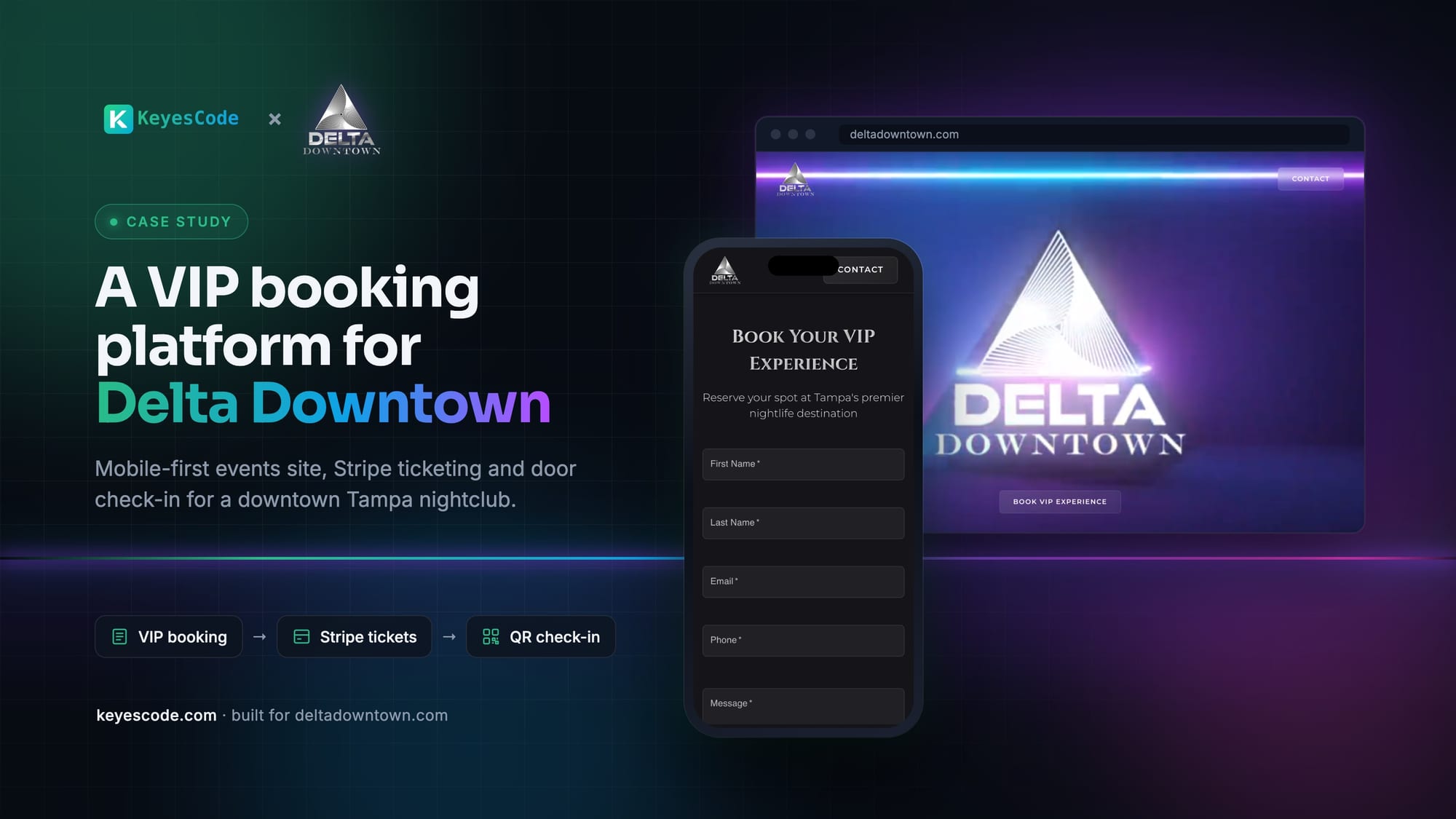 How We Built Delta Downtown's VIP Booking Funnel: 1,000+ Table Inquiries